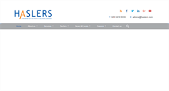 Desktop Screenshot of haslers.com